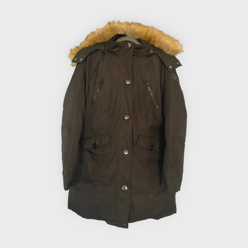 COPY - North Aware Parka with Faux Fur Hood - Black (XL)